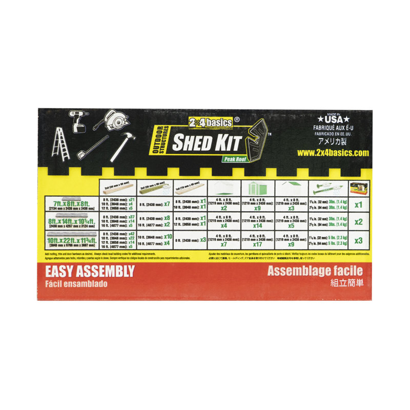 2x4 Basics Shed Brackets Enclosure Kit & Reviews